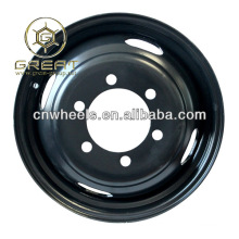 New utility 16x5.5 steel wheels, black light truck wheel
